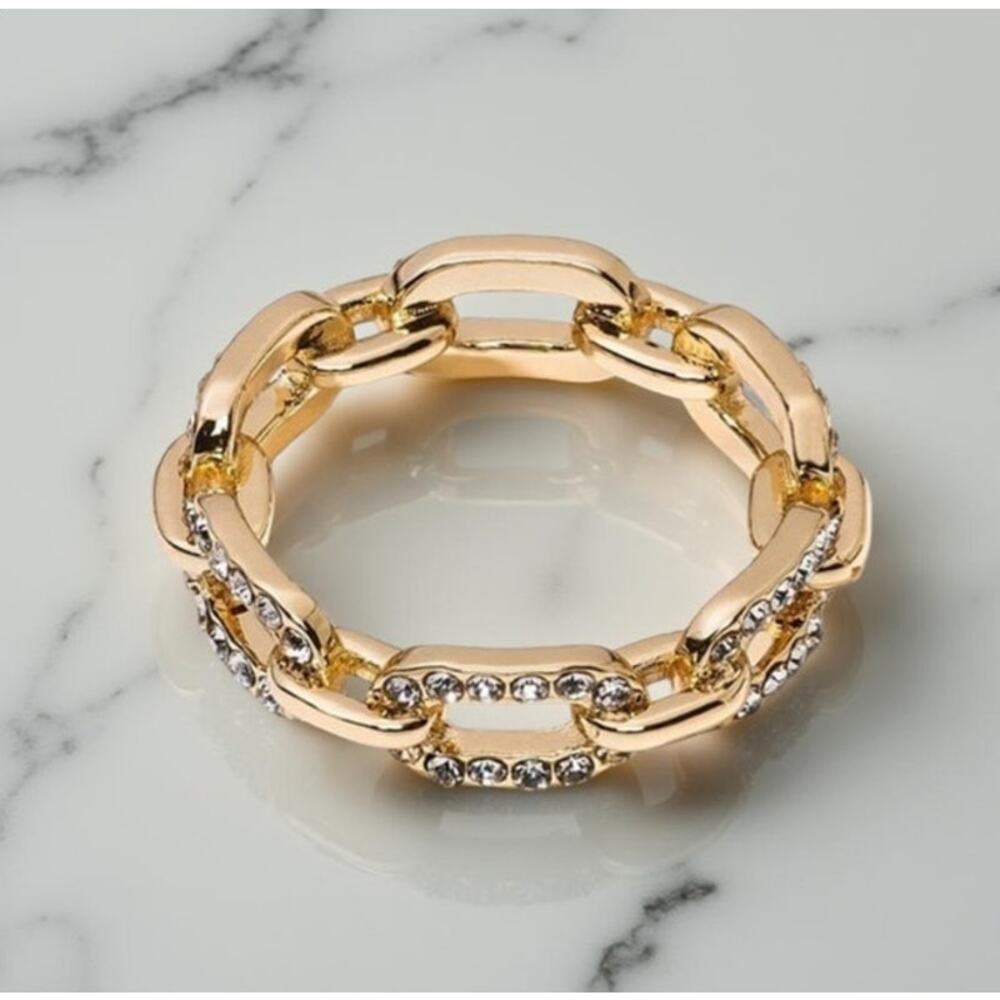 Sugarfix by BaubleBar Rhinestone Link Ring